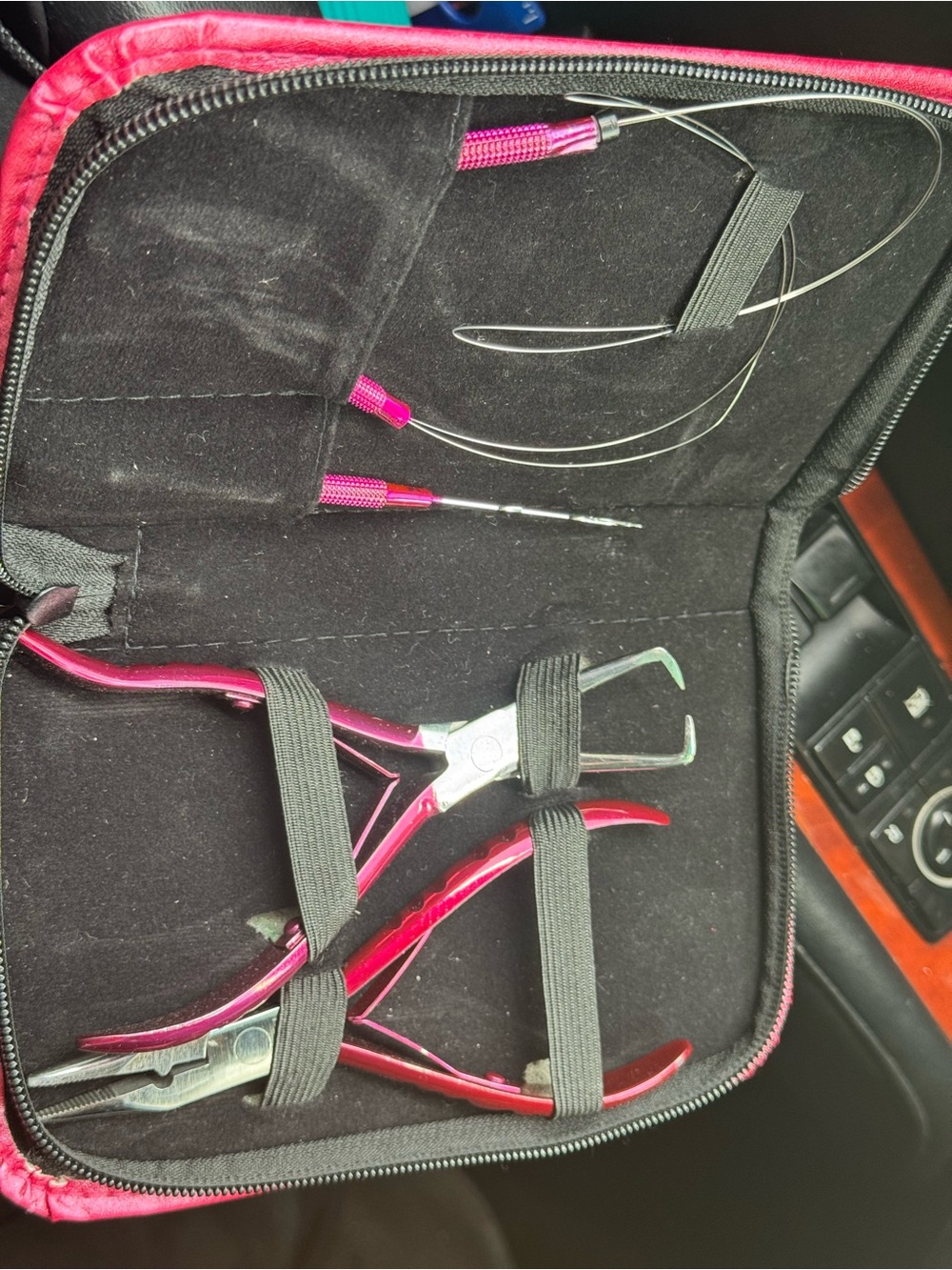Professional Hair Extension & Beading Tool Kit Plier Set